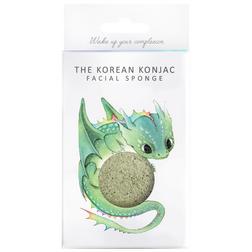 The Konjac Sponge Company Konjac Facial Sponge Puff Mythical Dragon Green Clay The Konjac Sponge Company Konjac Facial Sponge Puff Mythical Dragon Green Clay