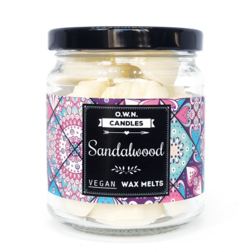 O.W.N. Candles O.W.N. Candles 18 Scented Wax Melts Gift Jar Sandalwood O.W.N. Candles O.W.N. Candles 18 Scented Wax Melts Gift Jar Sandalwood