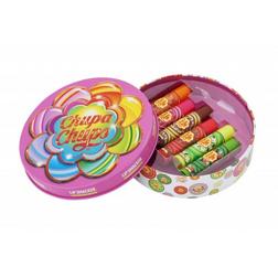 Lip Smacker Lip Smacker Chupa Chups Tin Round Box 6pc Lip Smacker Lip Smacker Chupa Chups Tin Round Box 6pc