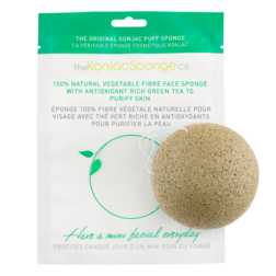 The Konjac Sponge Company Konjac Facial Sponge Puff Green Tea The Konjac Sponge Company Konjac Facial Sponge Puff Green Tea