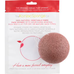 The Konjac Sponge Company Konjac Facial Sponge Puff Red Clay The Konjac Sponge Company Konjac Facial Sponge Puff Red Clay