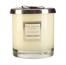 Wax Lyrical Fired Earth Large Candle Chai & Lime Blossom