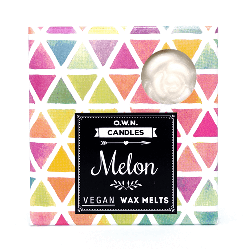 O.W.N. Candles 4 Scented Wax Melts Gift Box Melon