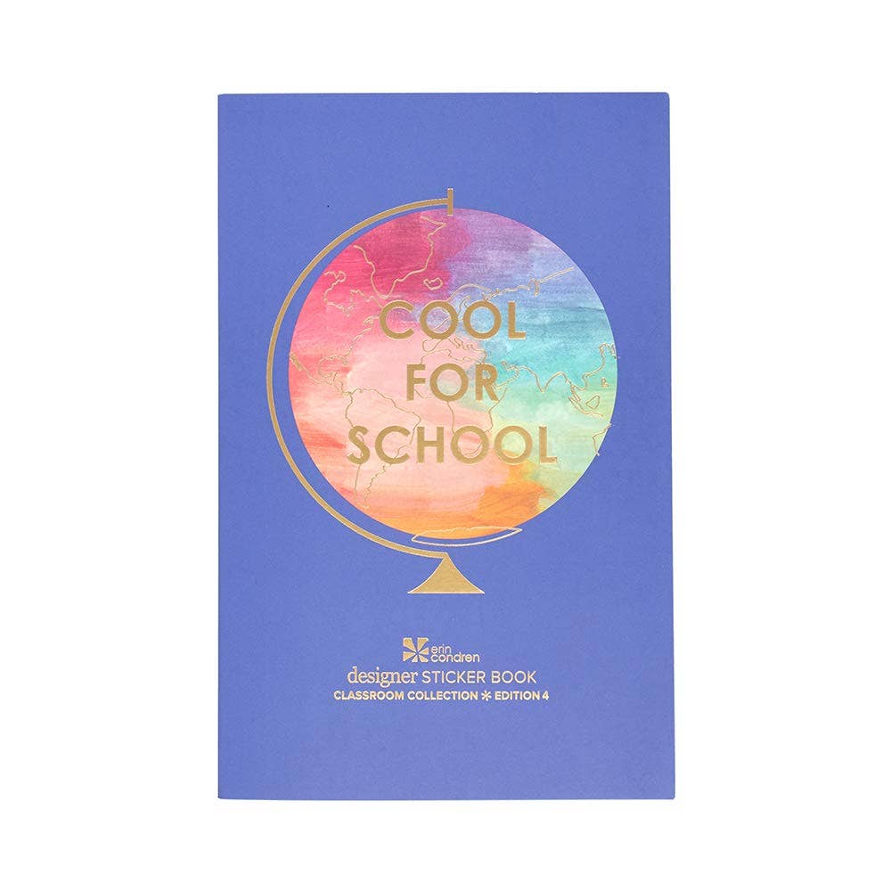 Erin Condren Too Cool For School Sticker Book - Edition 4