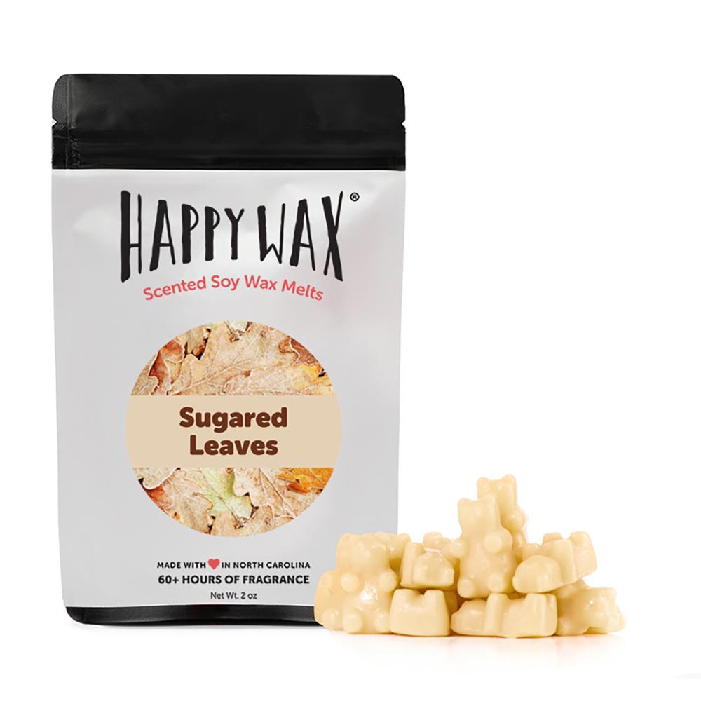 Happy Wax Sugared Leaves Wax Melts Sample Pouch