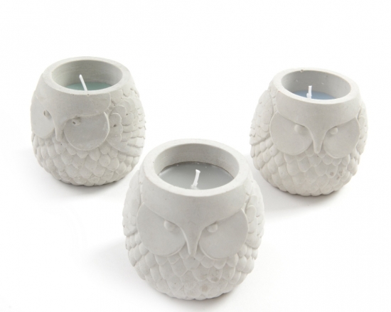 Uil Kaars Blauw huismerk kopen in de aanbieding