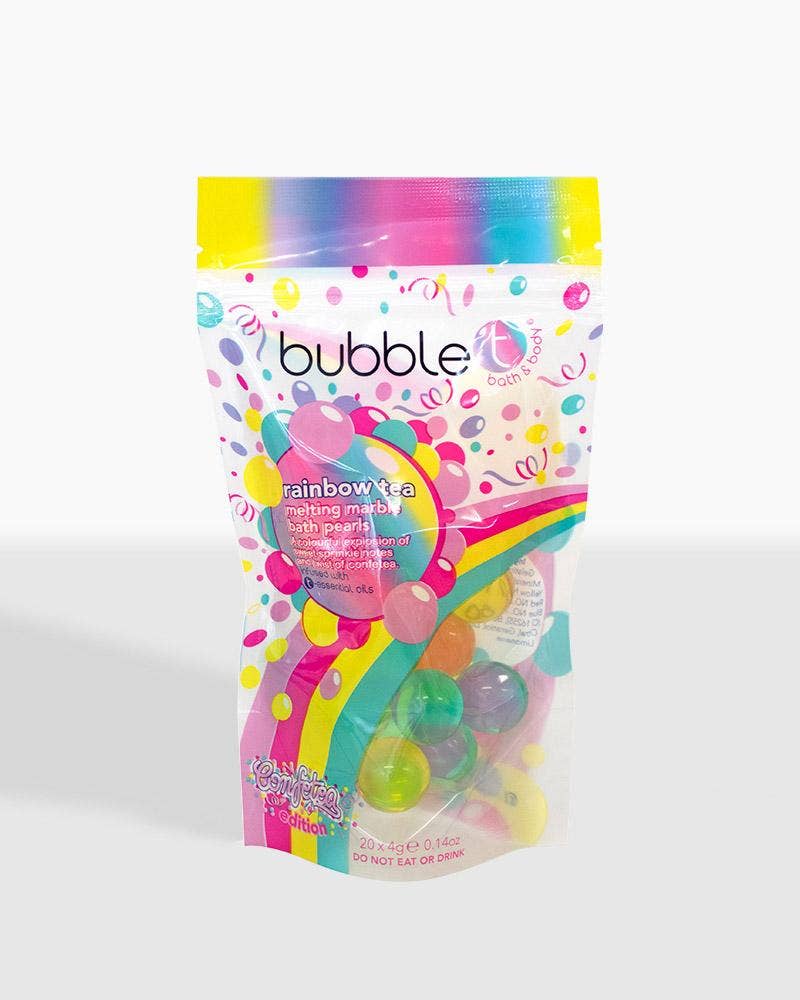 Bubble T Confetea Melting Marble Oil Bath Pearls (20 x 4g) | Badparels | Bruis parels voor in bad
