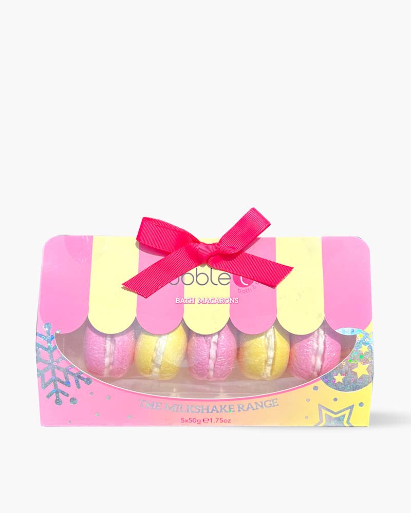 Bubble T Milkshake Macaron Bath Bomb Gift Set (5 x50g)