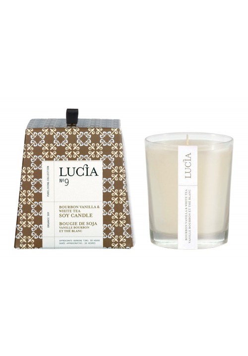 Lucia Soy Votive Candle No9 Bourbon Vanilla & White Tea