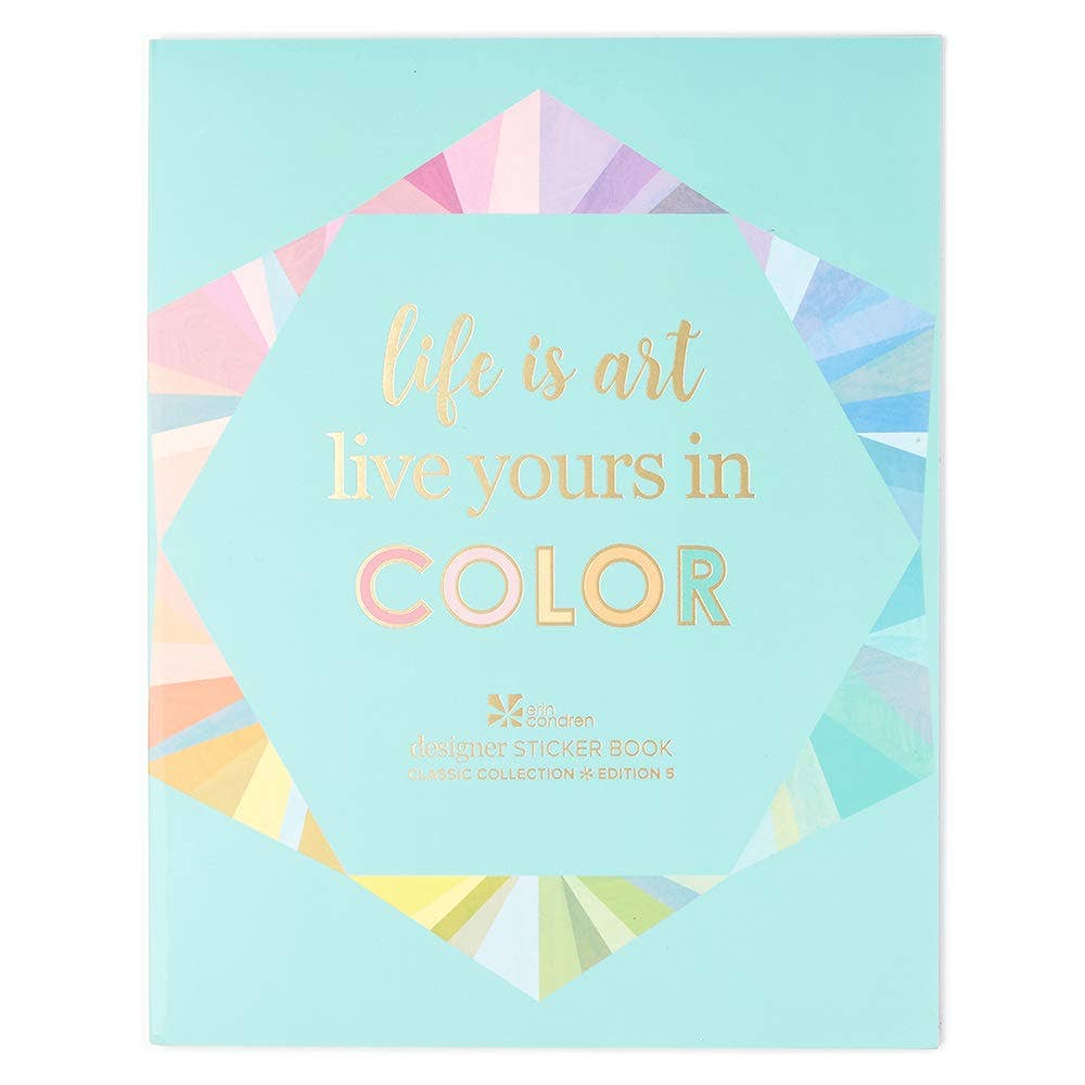 Erin Condren Classic Sticker Book - Kaleidoscope