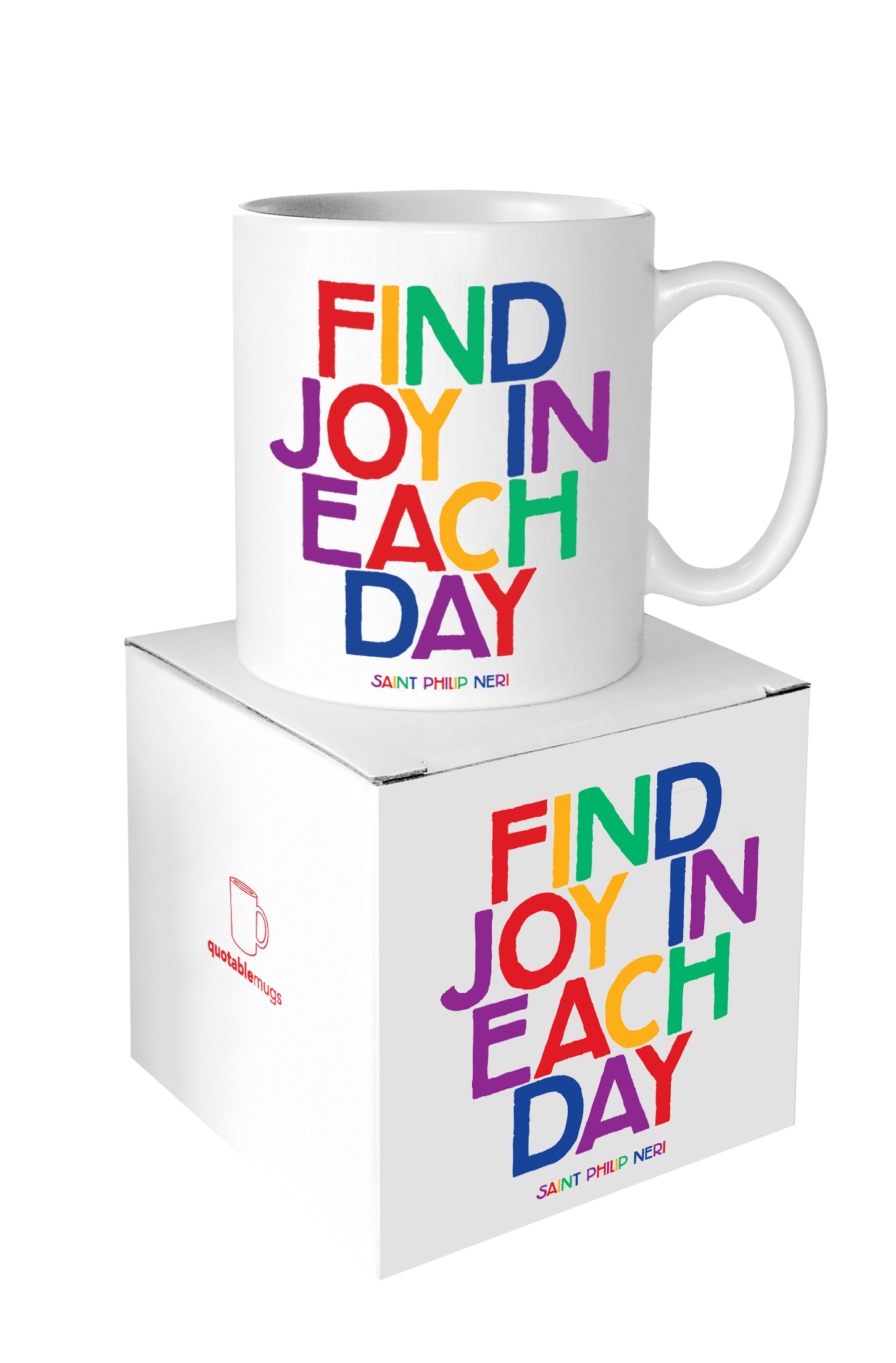 Quotable Mug Find Joy In Each Day