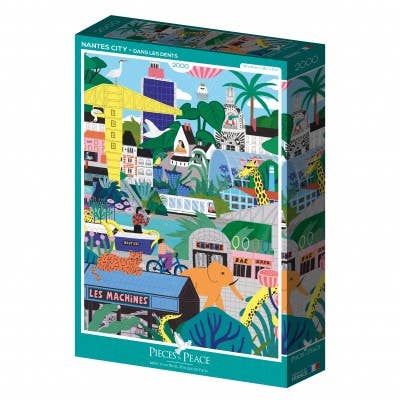 Pieces & Peace Pieces & Peace Nantes City Puzzel 2000 Stukjes