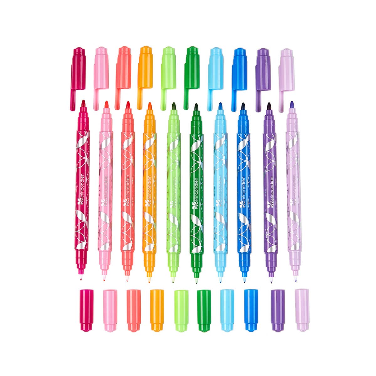 Erin Condren Dual Tip Marker Set Multi-Colour 10-Pack