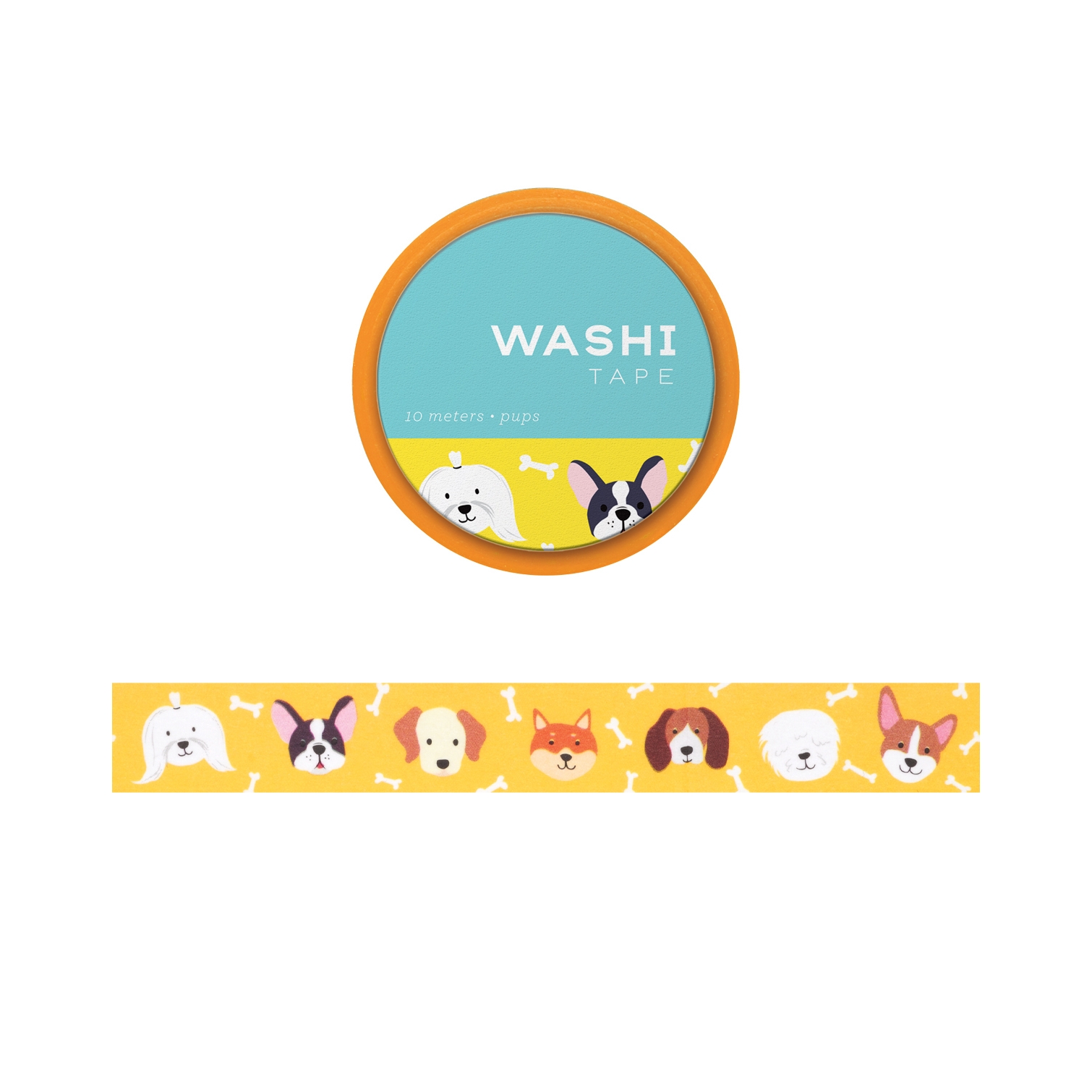 Girl of All Work Pups Washi Tape
