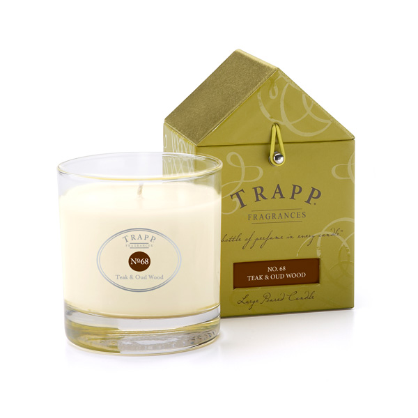 Trapp Fragrances 7oz Poured Candle Teak & Oud Wood