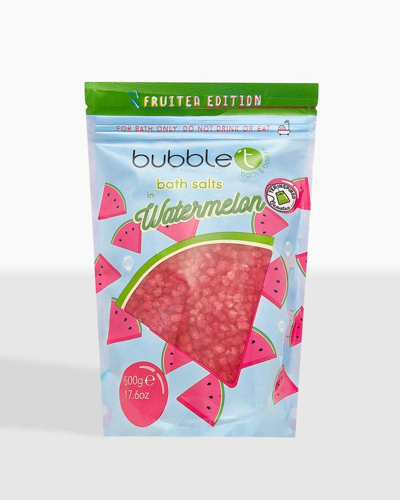 Bubble T Fruitea Edition Relaxing Watermelon Bath Salts (500g)