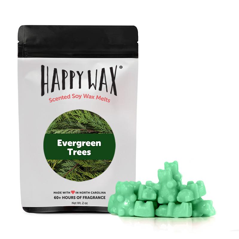 Happy Wax Evergreen Trees Wax Melts Sample Pouch