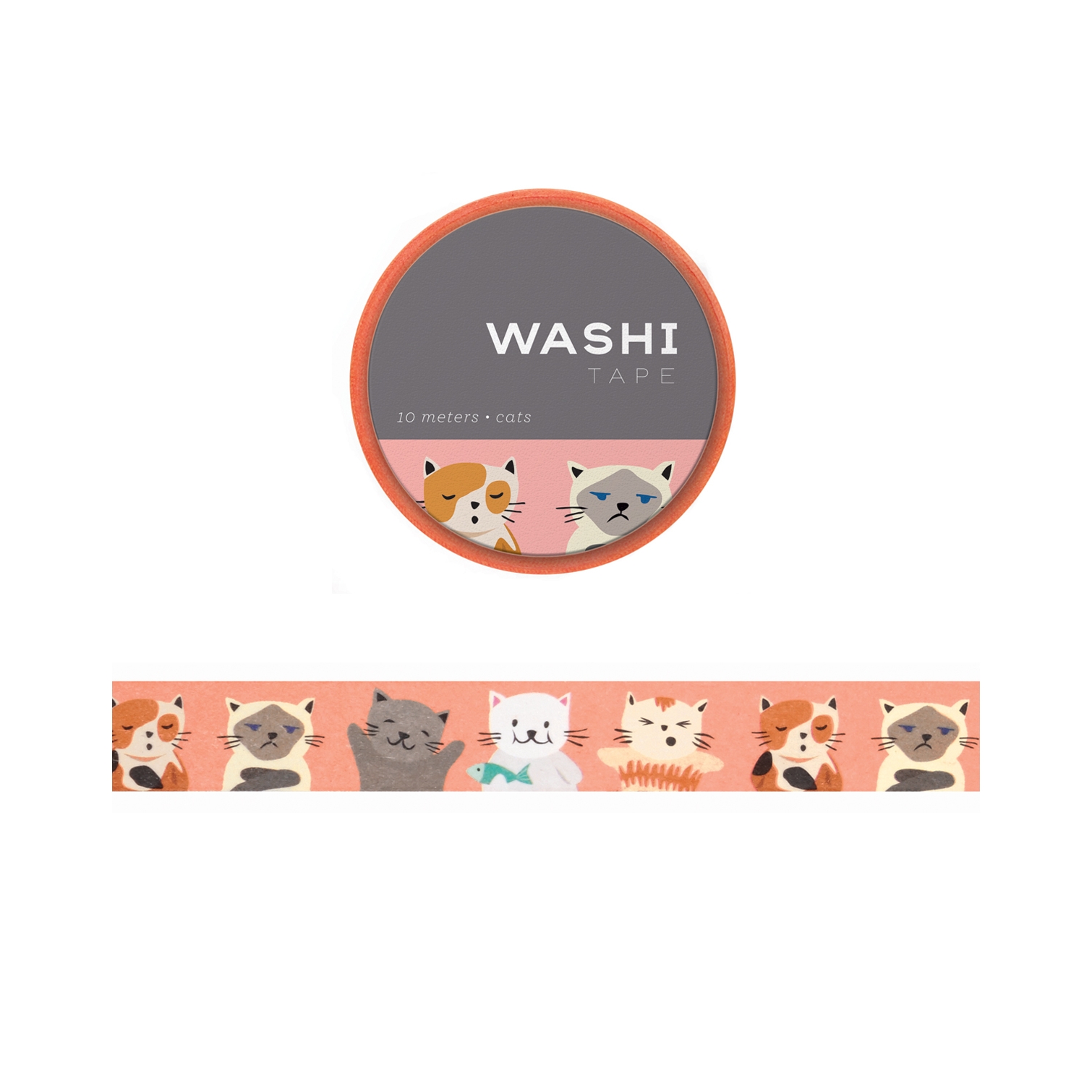 Girl of All Work Cats Washi Tape