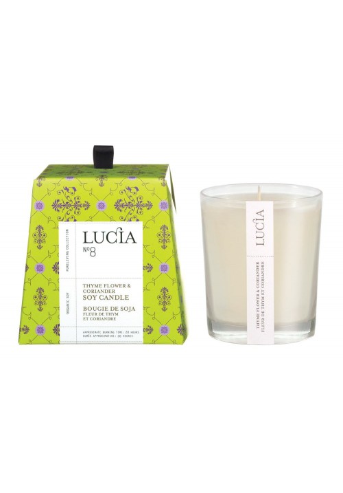 Lucia Soy Votive Candle No8 Thyme Flower & Coriander