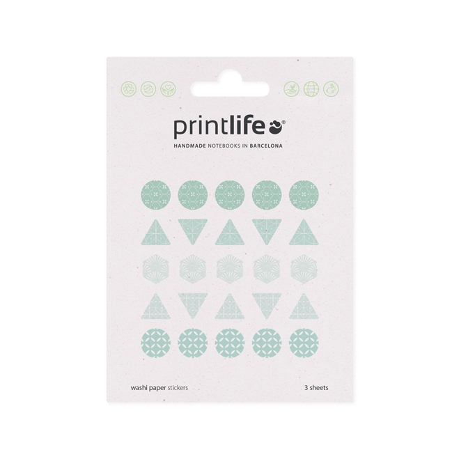 Printlife Washi Paper Stickers Geometric 13