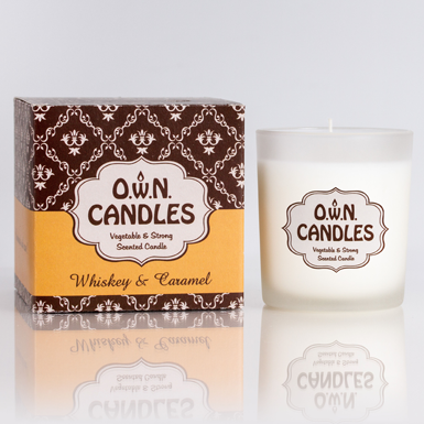 Own Candles Glass Jar Candle Whiskey Caramel own candles kopen in de aanbieding Own Candles Glass Jar Candle Whiskey Caramel own candles kopen in de aanbieding
