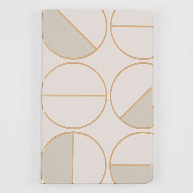 Erin Condren Focused Softbound Notebook Gold Sand Half Moon - Lined