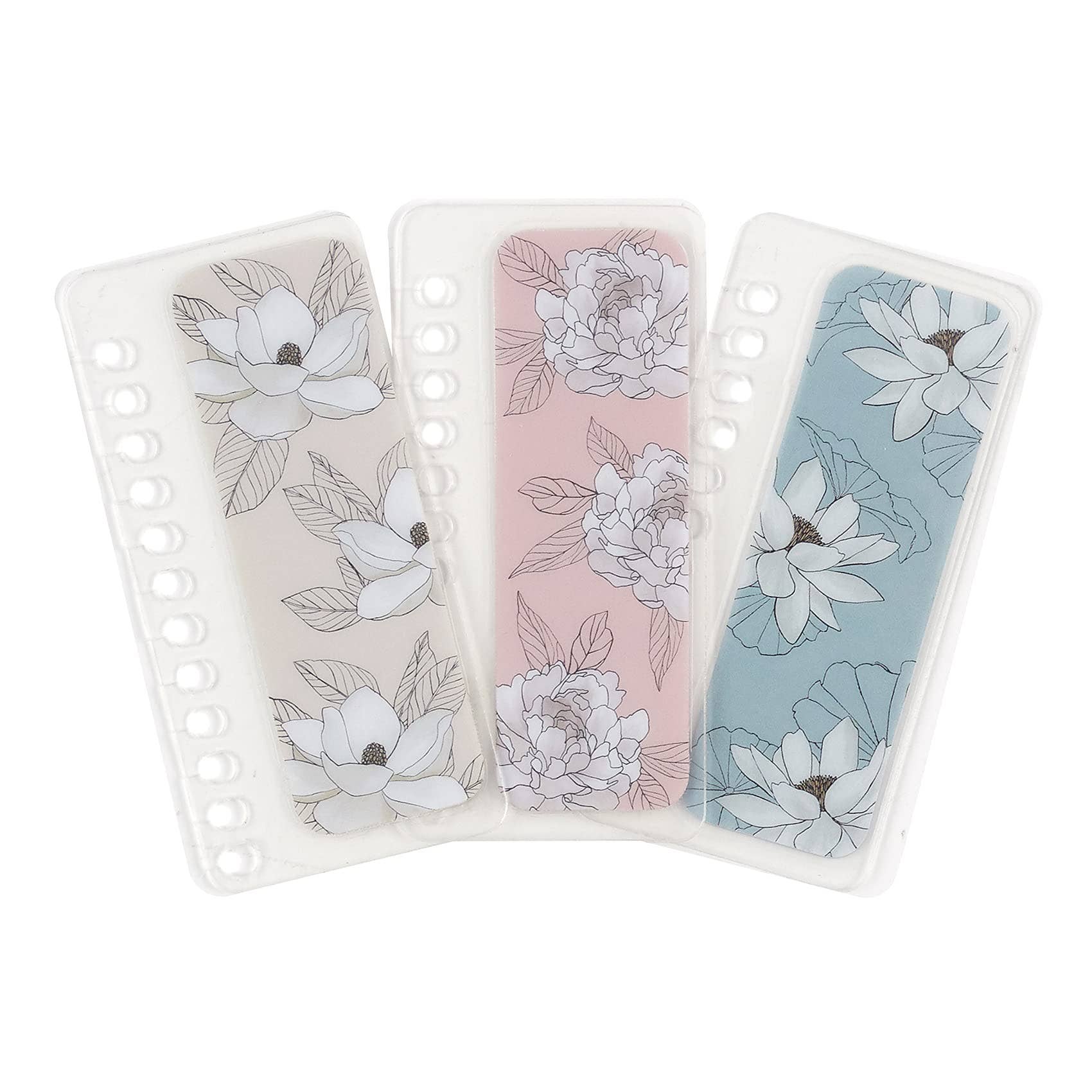 Erin Condren Mini Snap-In Bookmark Trio - Floral