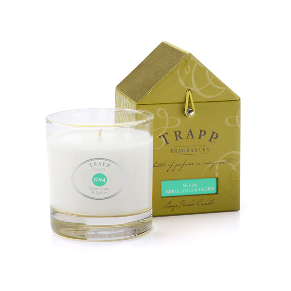 Trapp Fragrances 7oz Poured Candle White Lotus & Lychee