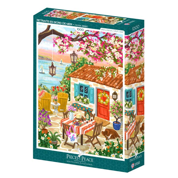Pieces & Peace Pieces & Peace Ocean View Retreat Puzzel 1000 Stukjes