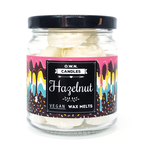 Own Candles 18 Scented Wax Melts Gift Jar Hazelnut own candles kopen in de aanbieding