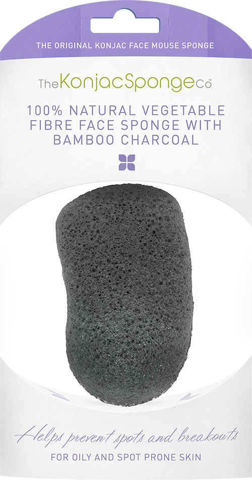Konjac Face Mouse Bamboo Charcoal Spons
