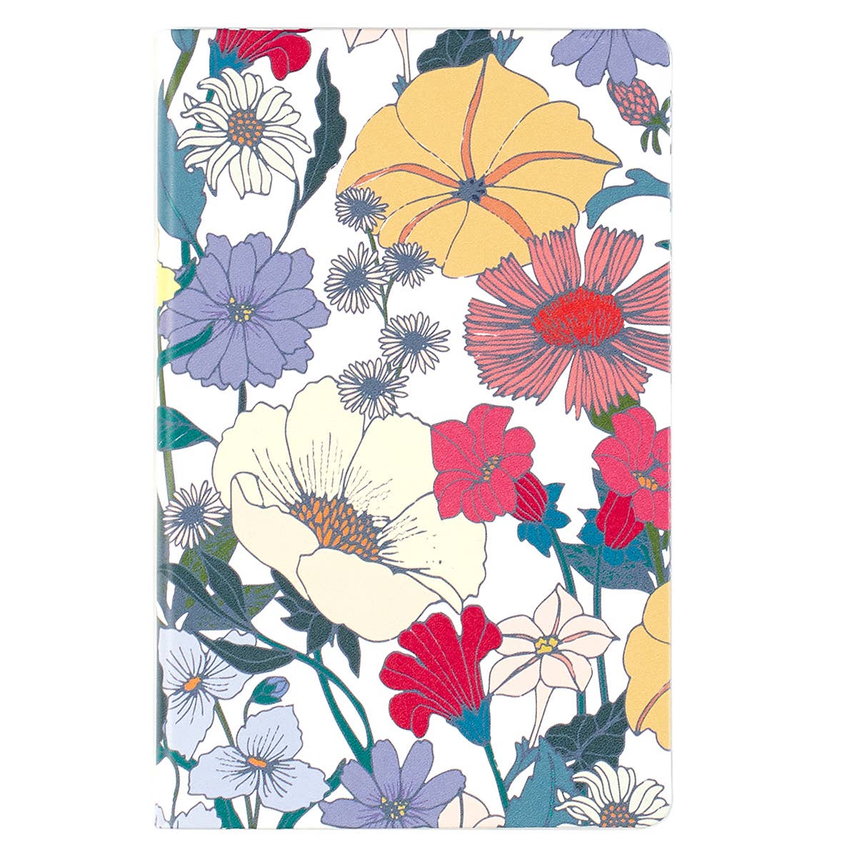 Erin Condren Classic Lined Softbound Notebook Flower Power