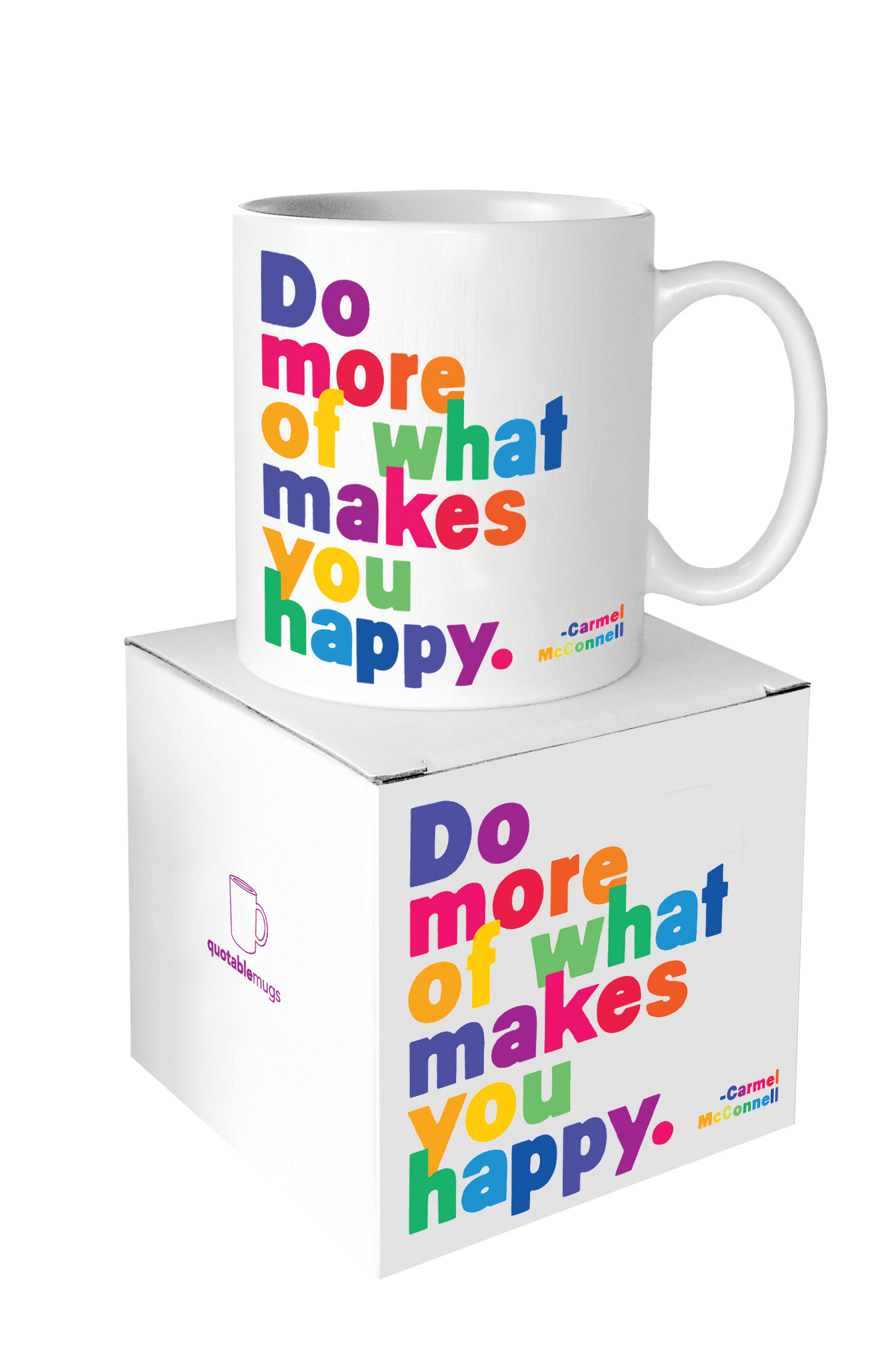 Quotable Mug Makes You Happy quotable kopen in de aanbieding