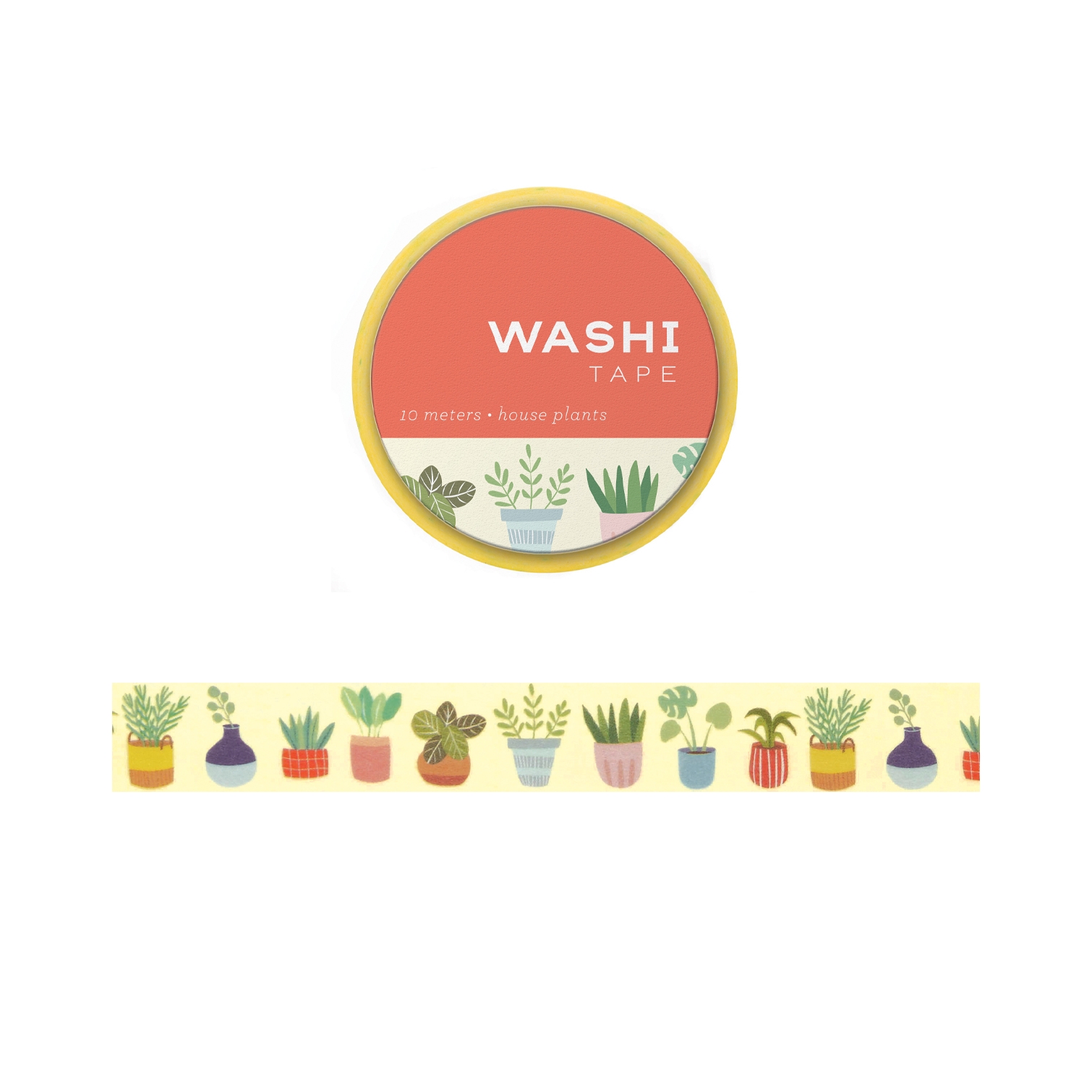 Girl of All Work House Plants Washi Tape