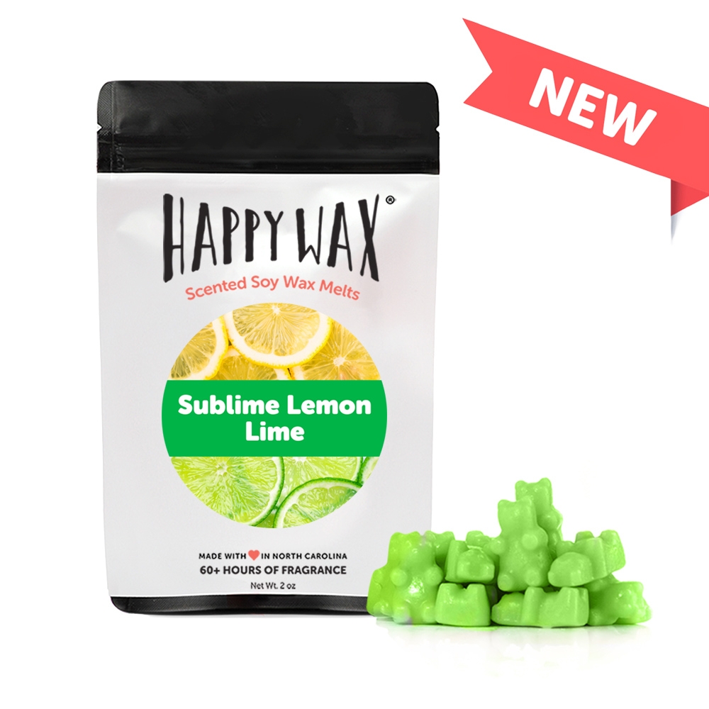 Happy Wax Sublime Lemon & Lime Wax Melts Sample Pouch